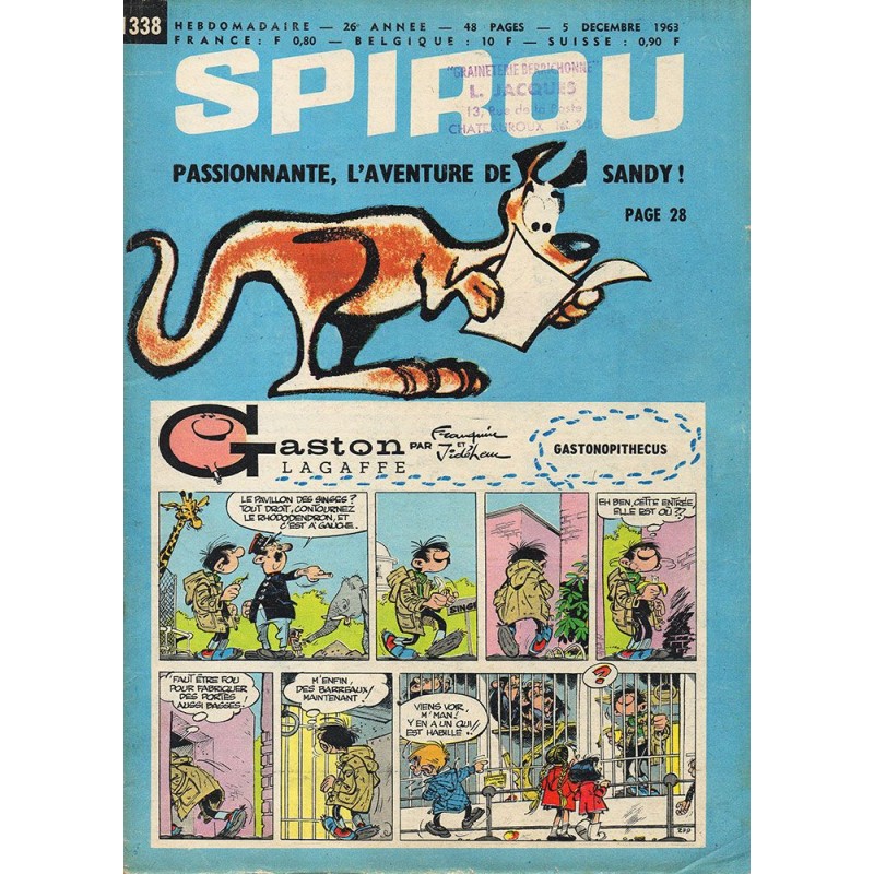 Le Journal de Spirou 1338