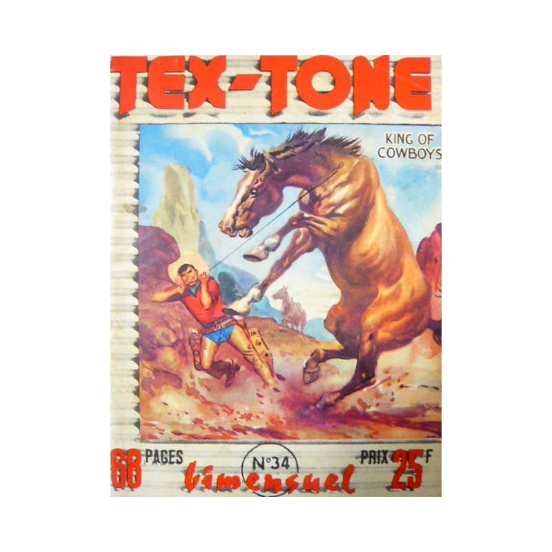 Tex tone - (King of cowboys) - Bimensuel - Volume N°34