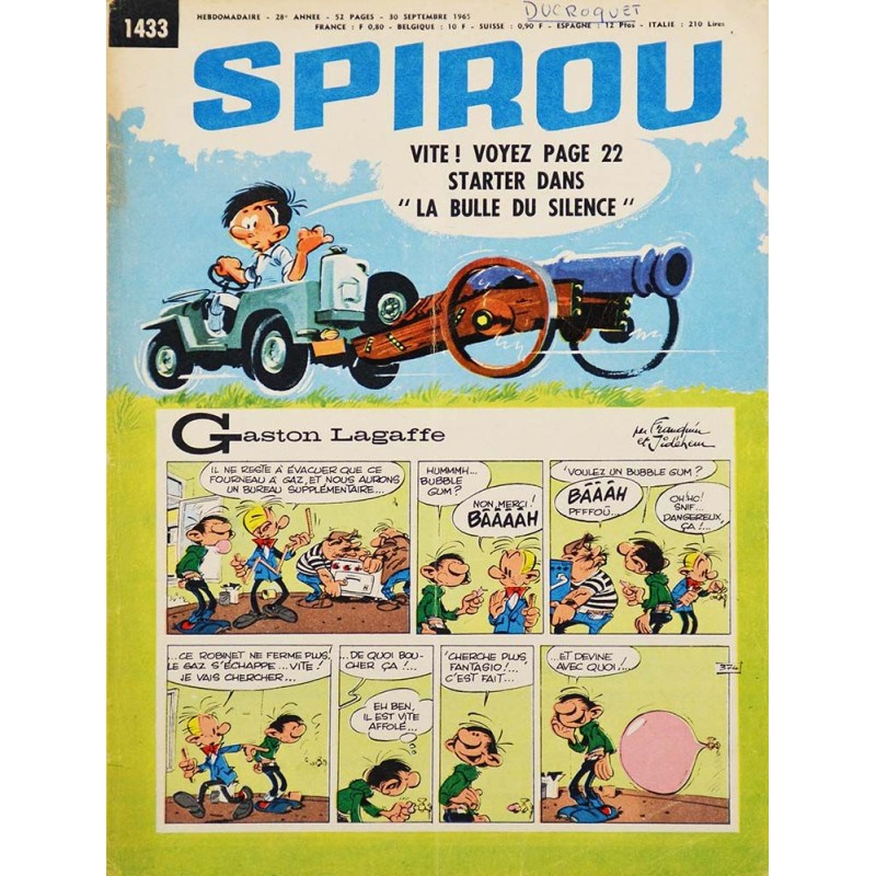 Le Journal de Spirou 1433